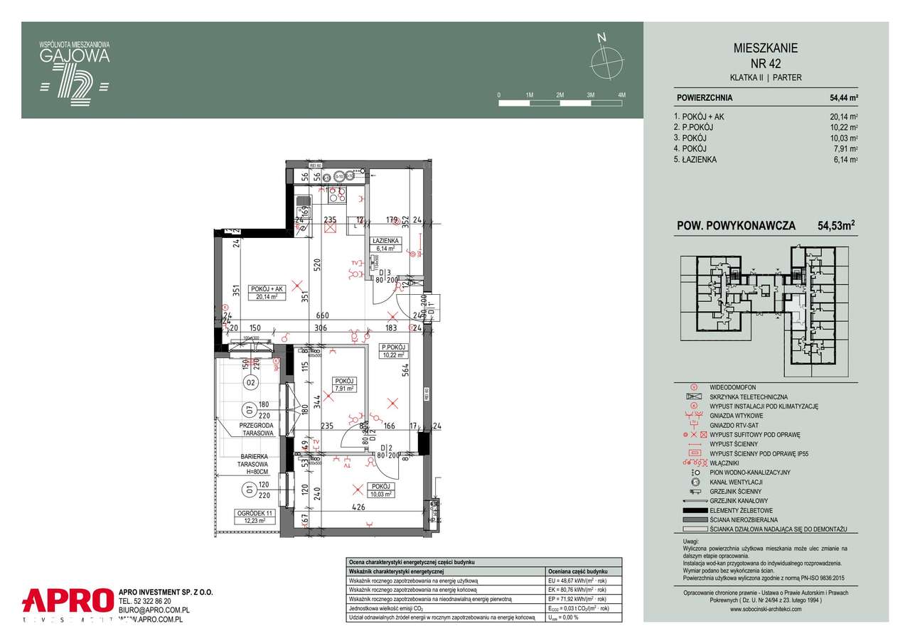 Gajowa 72 | mieszkanie 3-pok. | M-00-42 - Pełny obrazek: 2/6