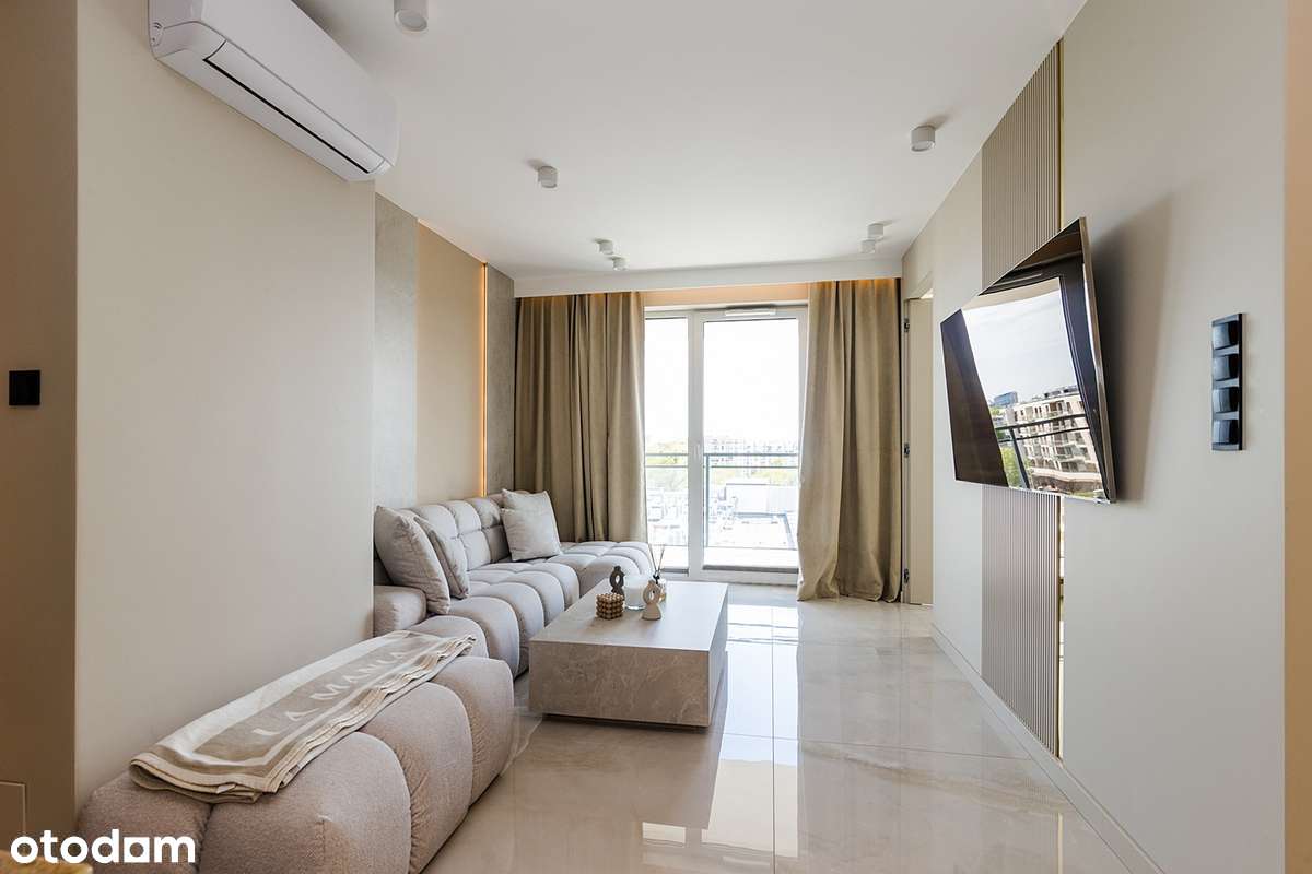 Luksusowy Penthouse z tarasem i widokiem na Warszawę - Pełny obrazek: 5/18