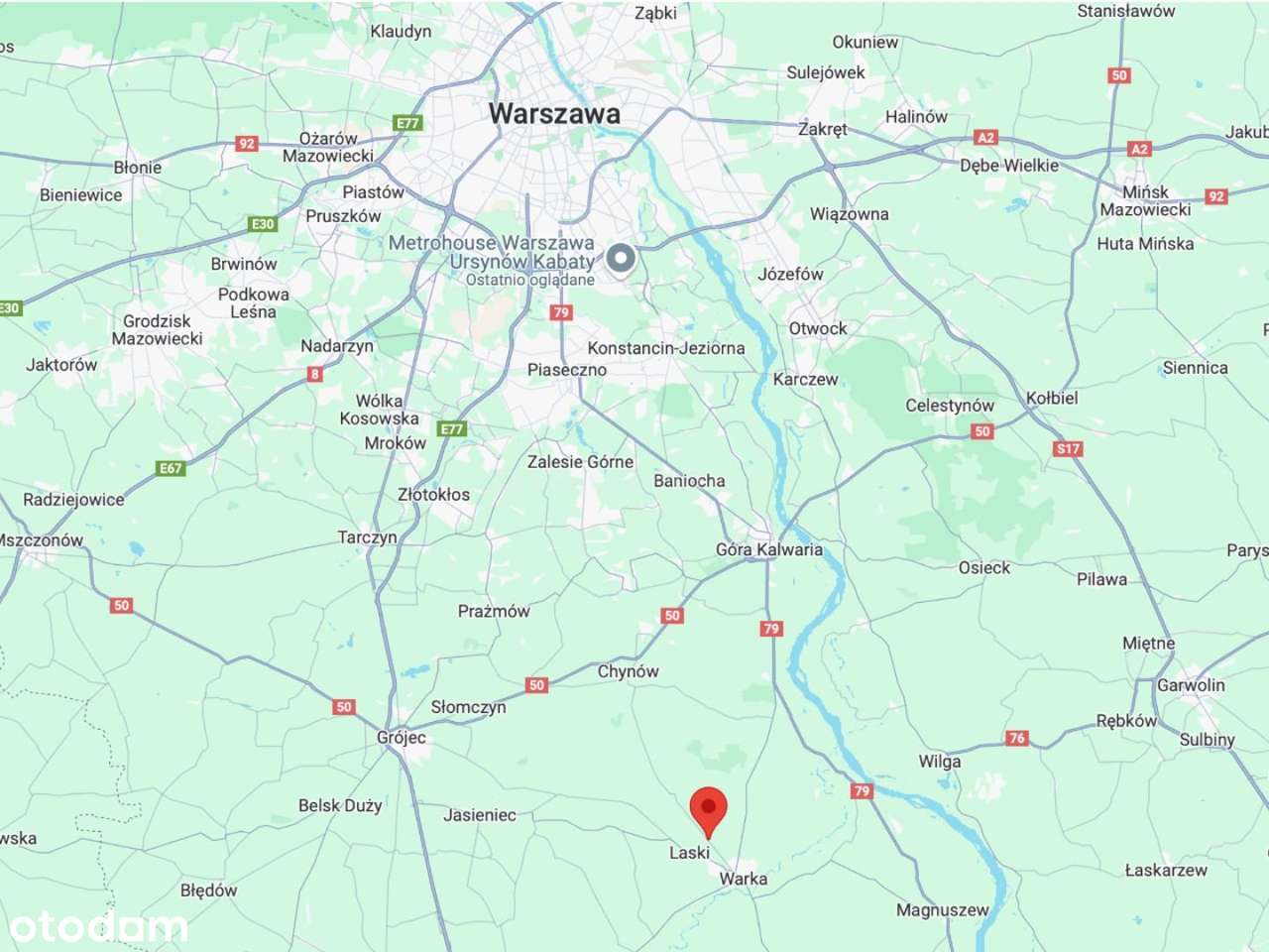 Działka na obrzeżach Warki w atrakcyjnej cenie-1