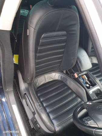 Interior Piele Neagra cu Incalzire Scaune Fata Stanga Dreapta Bancheta Sezut cu Spatar Volkswagen CC 2012 - 2017 [C3845] [C3838] [C3839] - 5