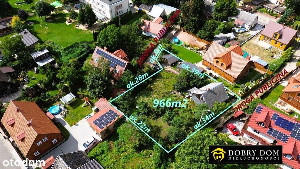 Wyjątkowa działka 966 m² w sercu Bojar