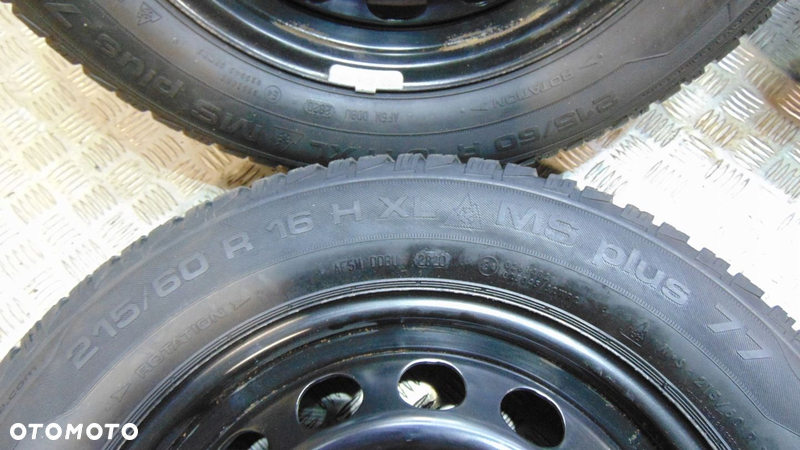 FELGI OPONY KOŁA ZIMOWE UNIROYAL MS plus 77 215/60R16 5X112 VW MERCEDES - 5