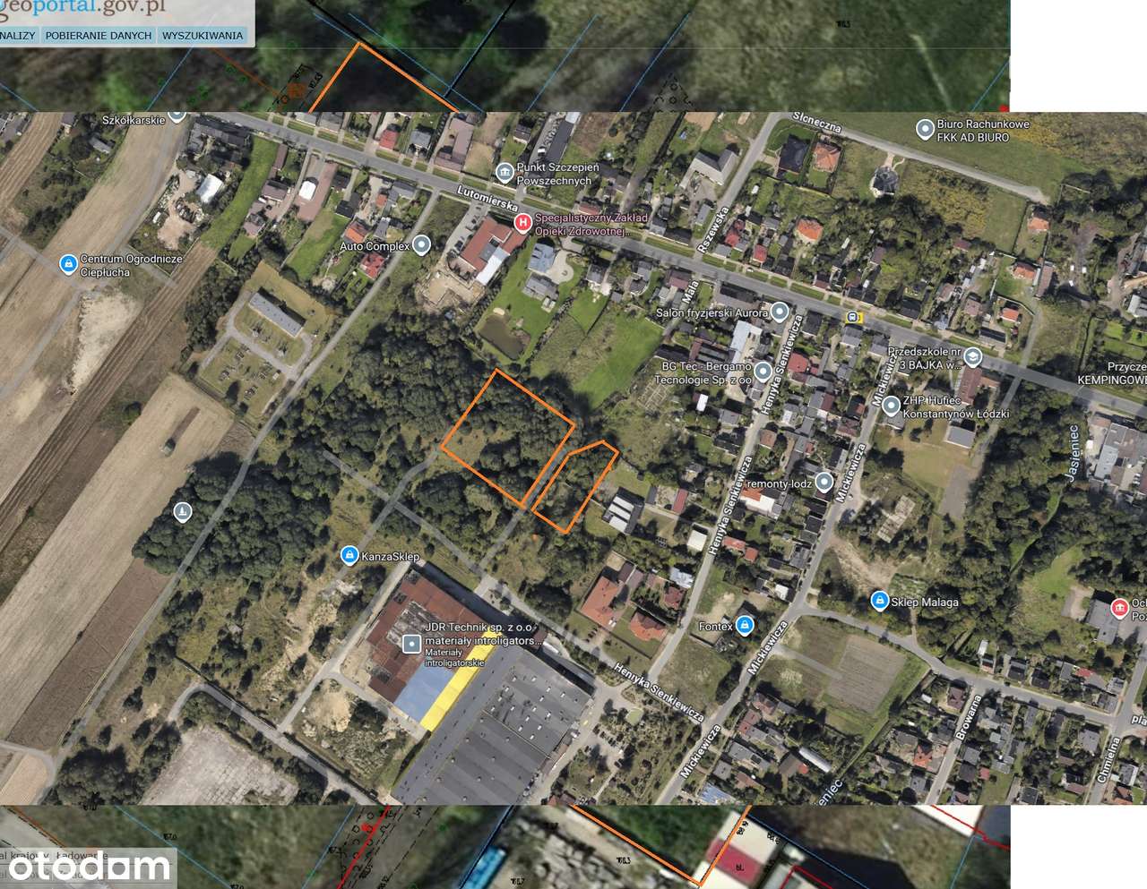 Konstantynów Łódzki - Działki budowlane - Pełny obrazek: 2/2