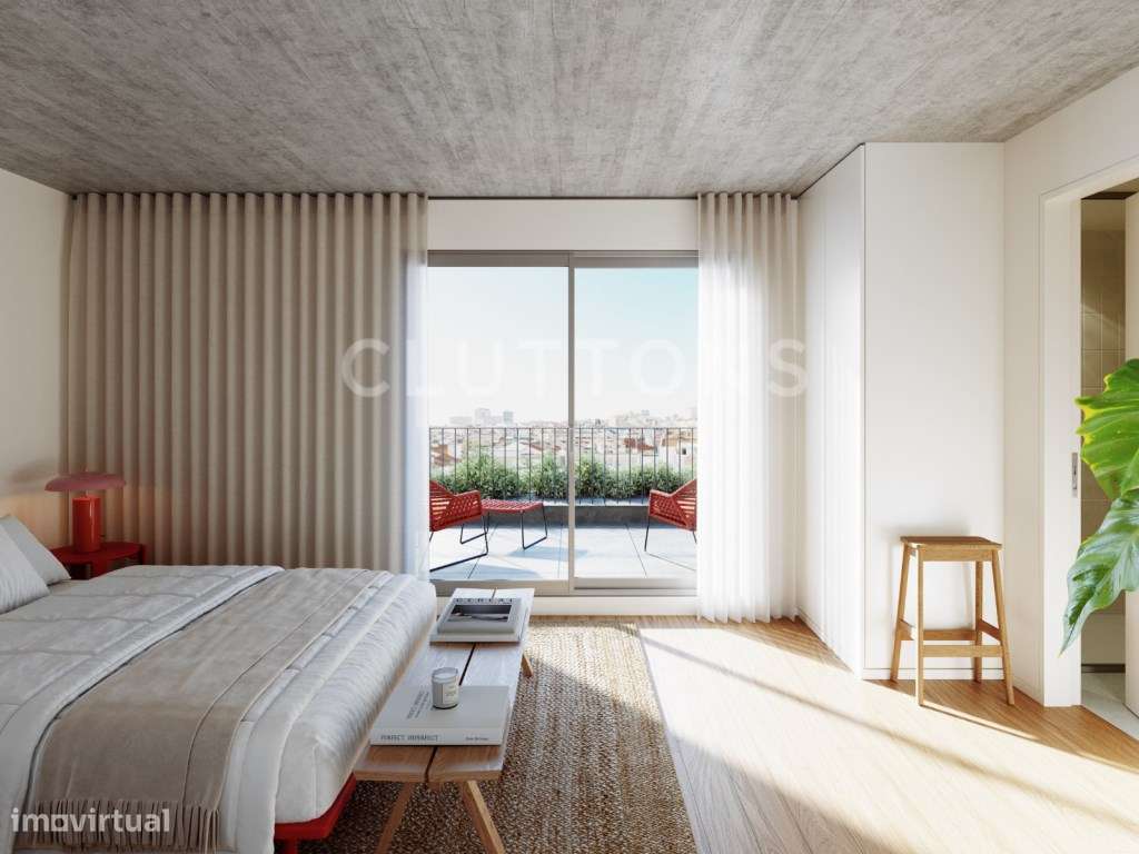 Apartamento T1, terraço e estacionamento, Arroios - Lisboa-5