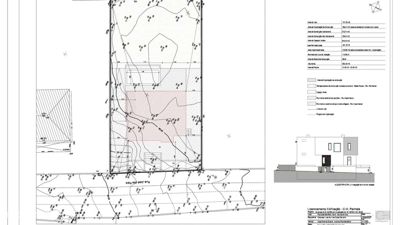 Lote Urbano para Moradia T4 com Piscina Quinta do Anjo–Serra Arrábida-5