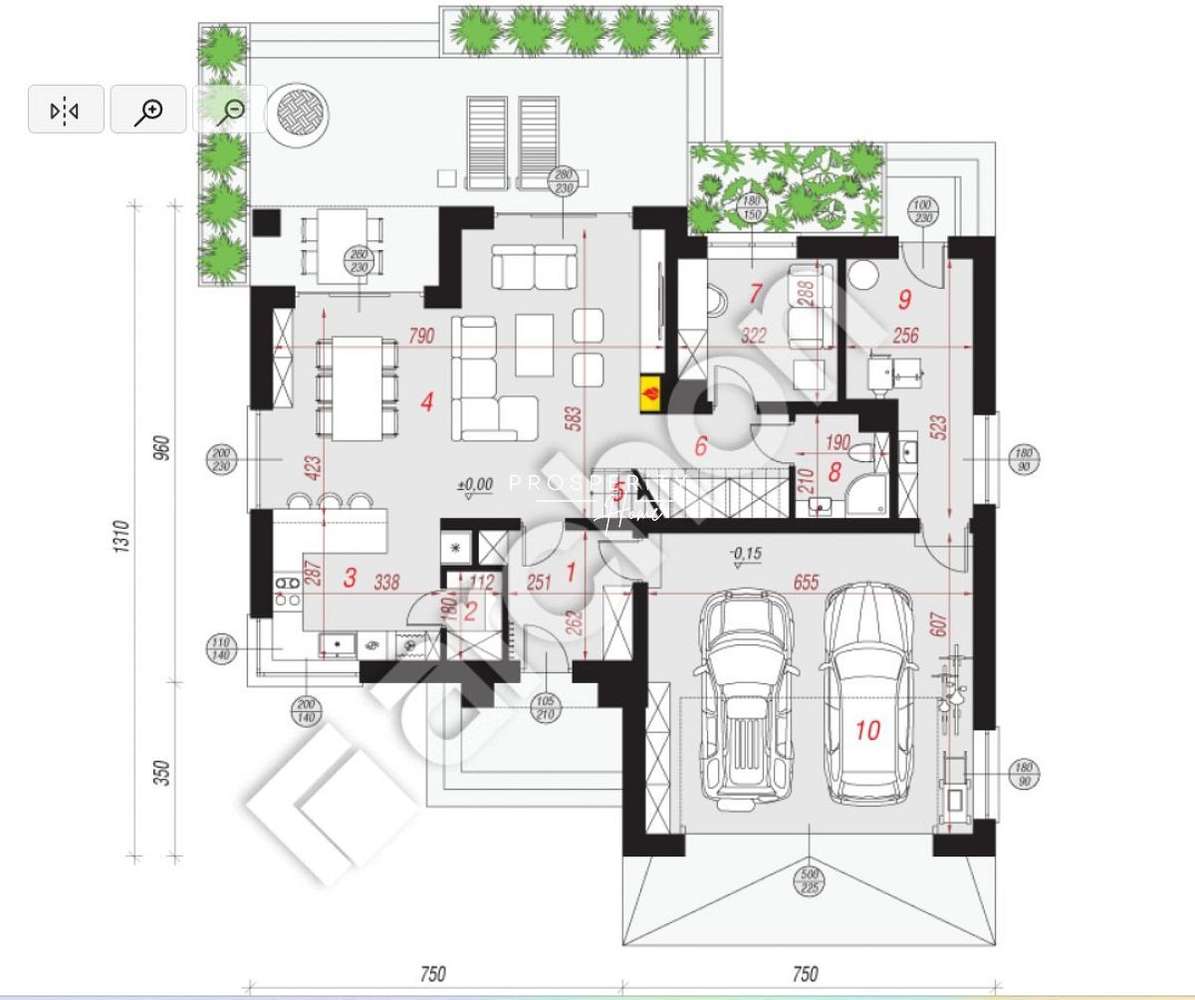 Dom w stanie surowym otwartym pod lasem - Góra - Pełny obrazek: 3/18