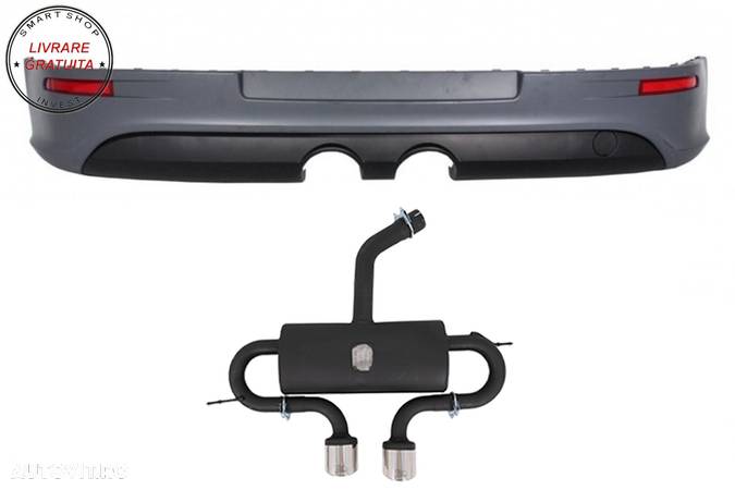 Prelungire Bara Spate cu Sistem de evacuare Catback VW Golf 5 V (2003-2007) R32 Lo- livrare gratuita - 1