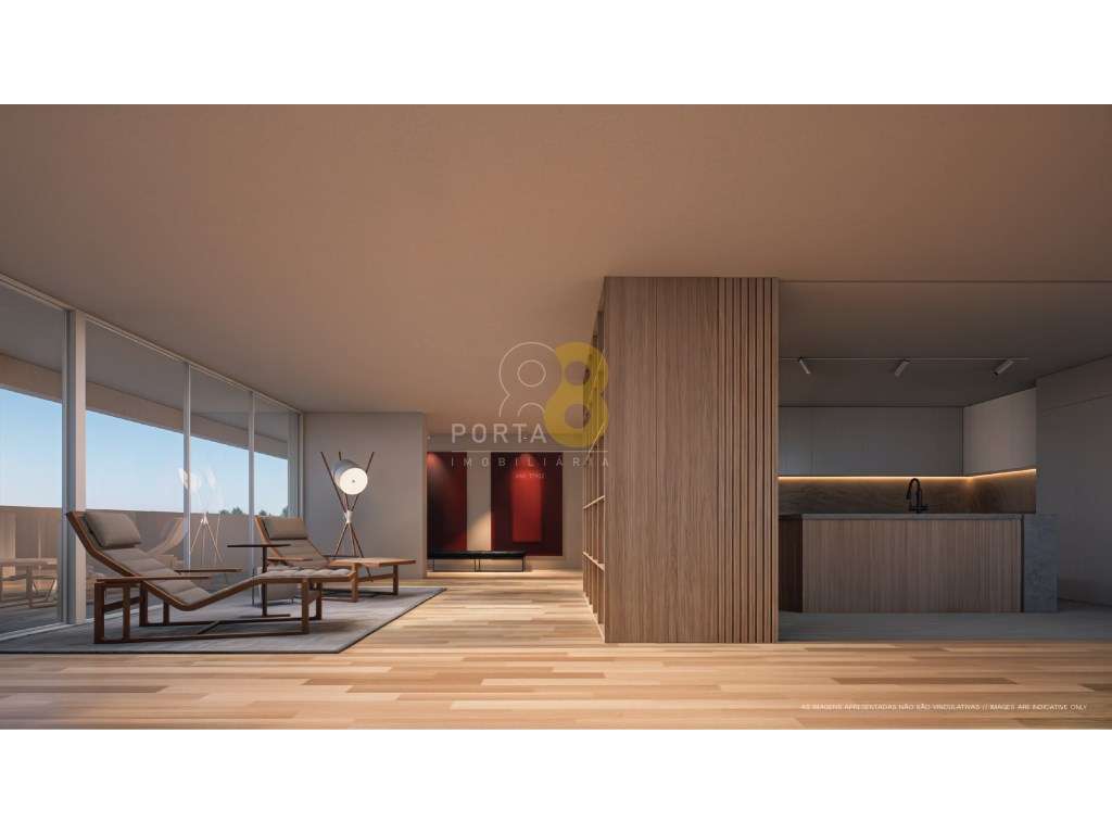 T2 Novo com Varanda, Garagem e Vistas Desafogadas - Requesende - Grande imagem: 4/40