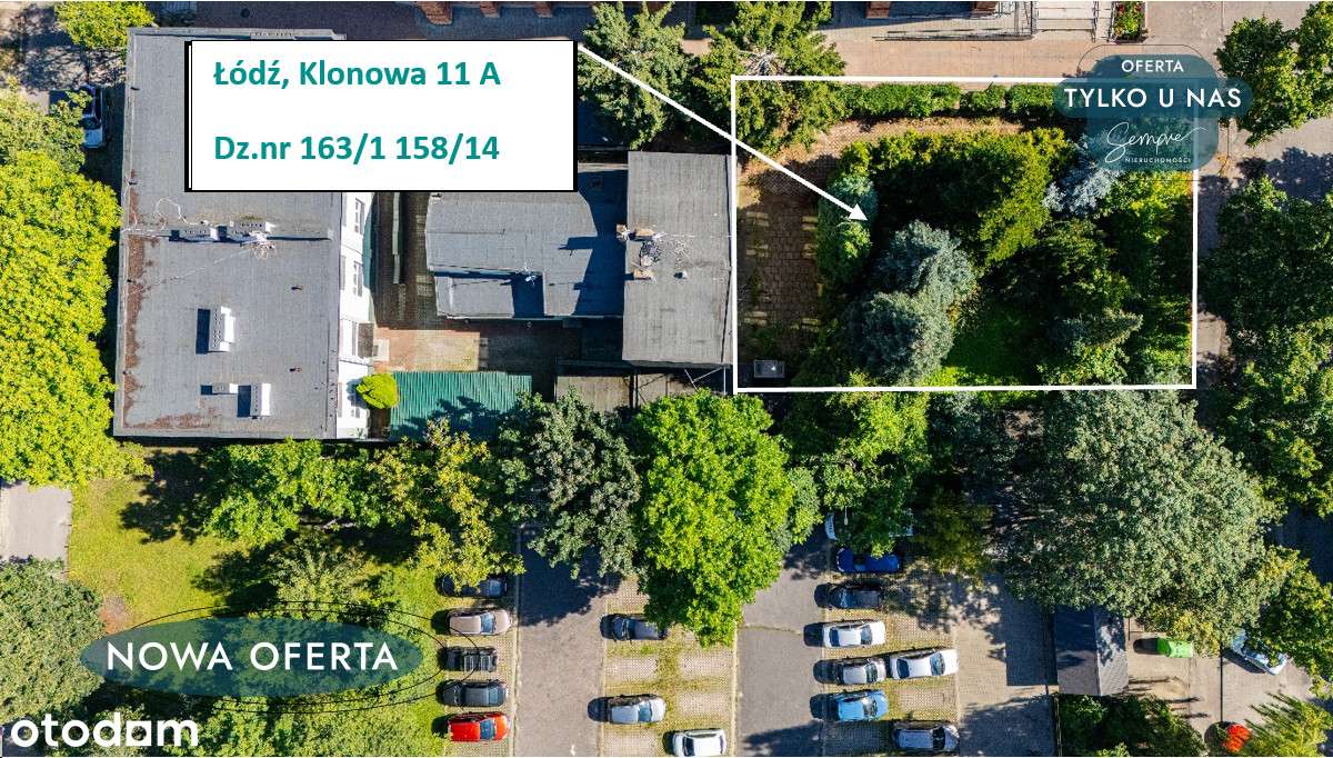 Działka Inwestycyjna – łódź, Ul. Klonowa 11a-0