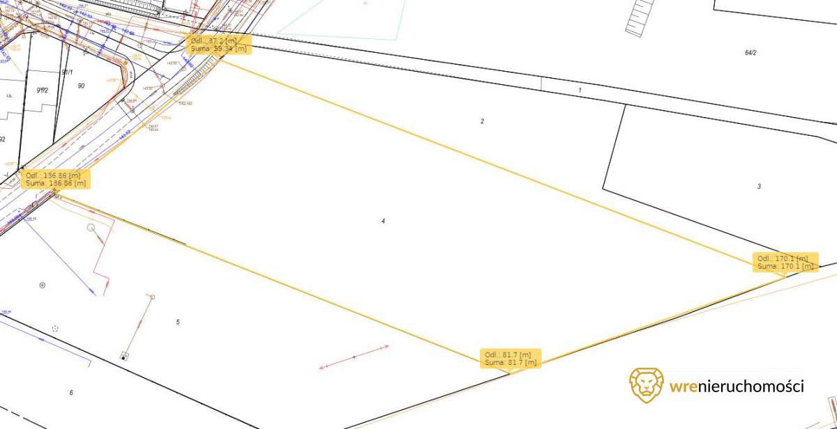 =Działka usł. z pełnym dostępem do mediów =Lucień= - Pełny obrazek: 3/12