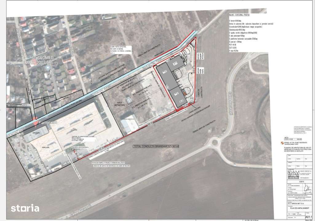 Teren de vanzare - betonat- pretabil industrial- Balotesti - Therme-4