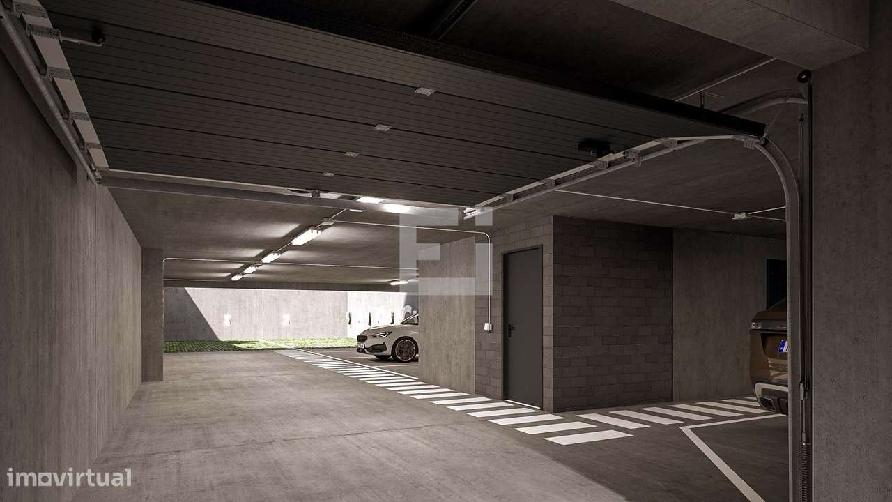 Apartamento T2 com Varanda e Garagem em Condomínio Fechado Conforto, Q - Grande imagem: 5/18