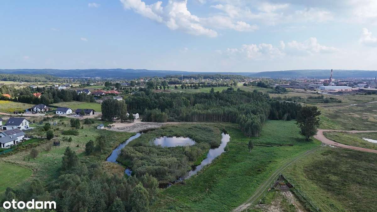 Ostatnie 3 działki nad stawem w Nowej Wsi Lęborskiej-5