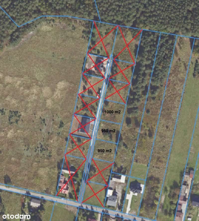 Ustawna działka na dom parterowy -dostępnych kilka działek obok siebie-0