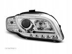 LAMPY REFLEKTORY AUDI A4 B7 04-08 TUBE CHROME DRL - 1