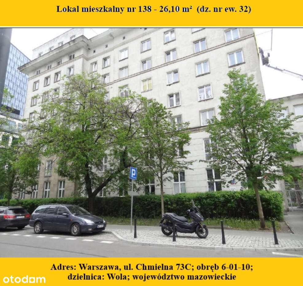 Lokal mieszkalny nr 138 przy ulicy Chmielnej 73C-0