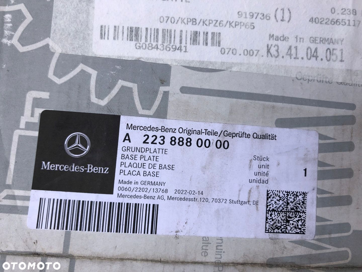 Mercedes S 223 Atrapa Grill Nowy 2238880000 - 3