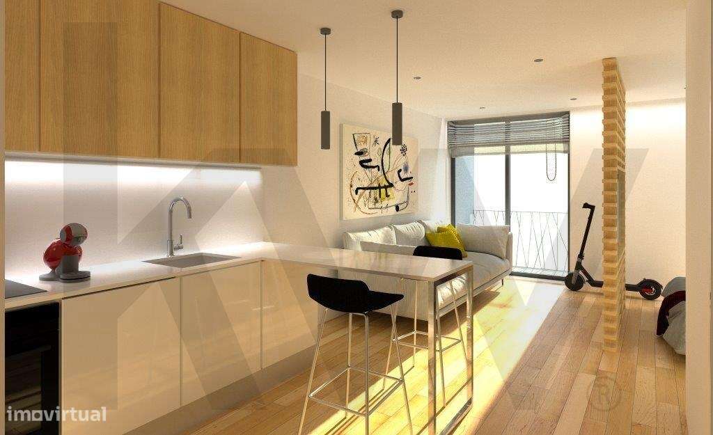 Fantástico T2 Novo no Gaia Smart Living | Qualidade e Centralidade |Me - Grande imagem: 4/6