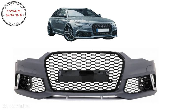 Bara Fata AUDI A6 4G RS6 Design Facelift (2015-2018) Cu Grile- livrare gratuita - 15