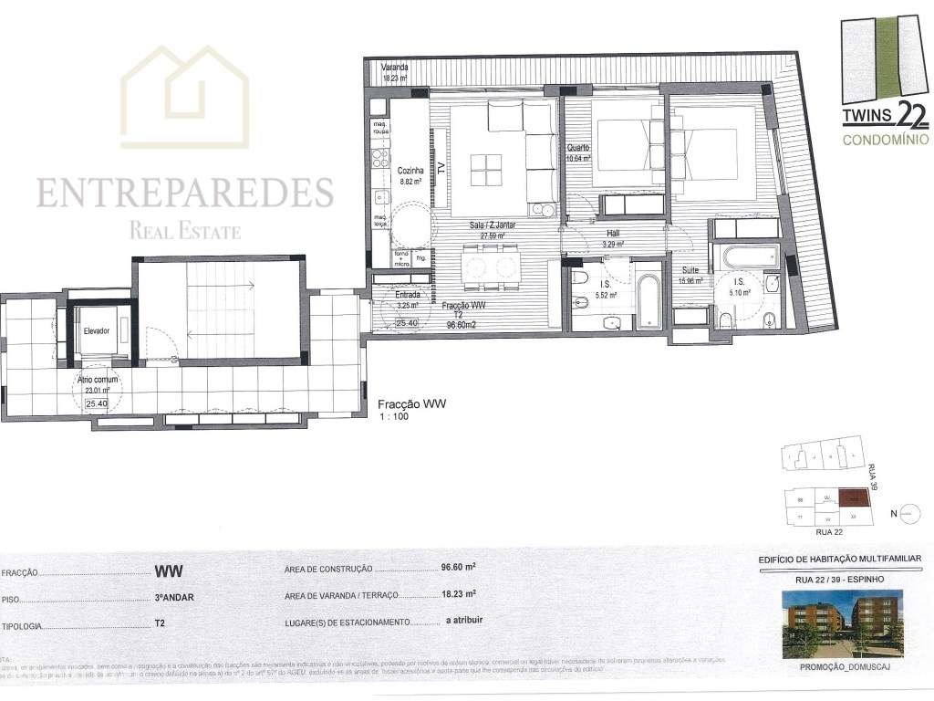 Apartamento T2 novo no centro de Espinho para comprar, Espinho, Ave...-6