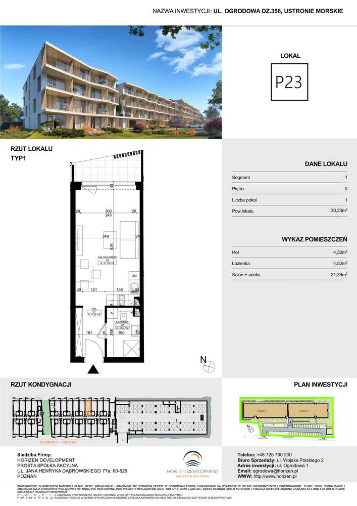 Apartament  Ogrodowa 1, parter m. parkingowe w cenie FV23% - Pełny obrazek: 4/4