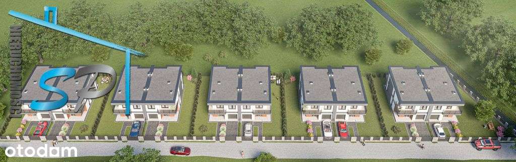 Bliźniak z garażem, dyży ogródek, wysoki standard-11