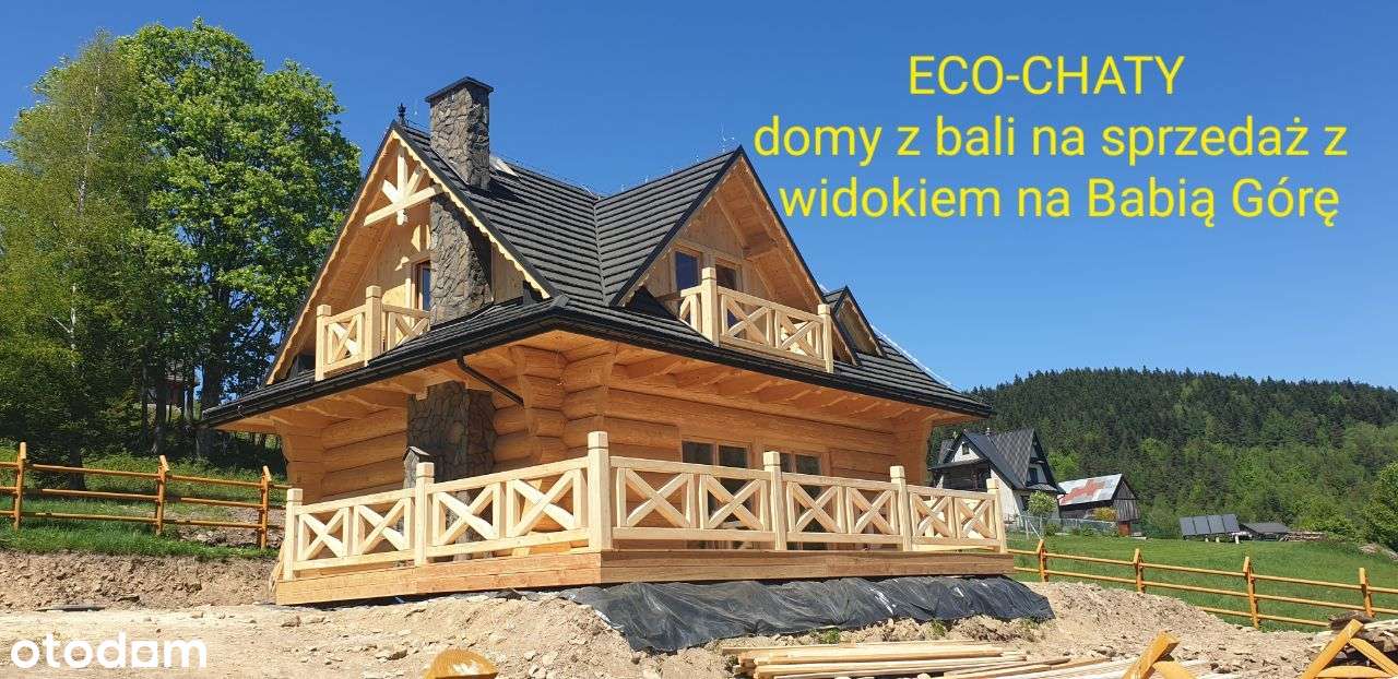 Dom z drewna działka widokowa Zawoja Babia Góra-0