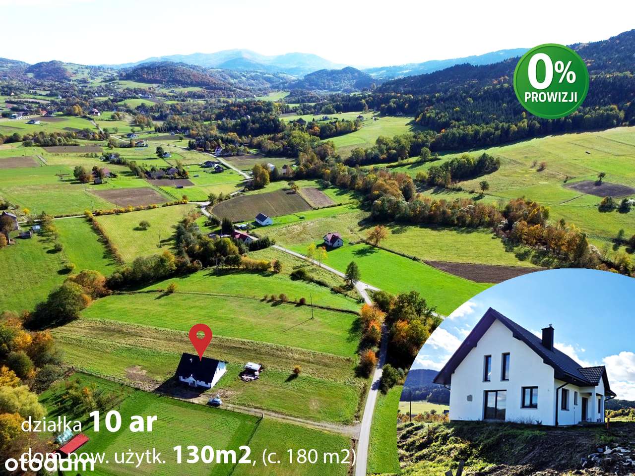 Nowy dom w Beskidzie Wyspowym– 5 sypialni, piękne widoki, bez prowizji-0