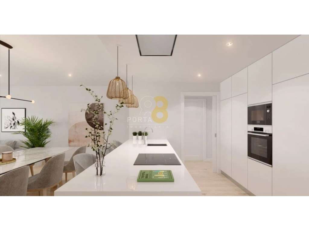 Apartamento T2, com terraço garagem e arrumo em condomínio fechado - Grande imagem: 4/23