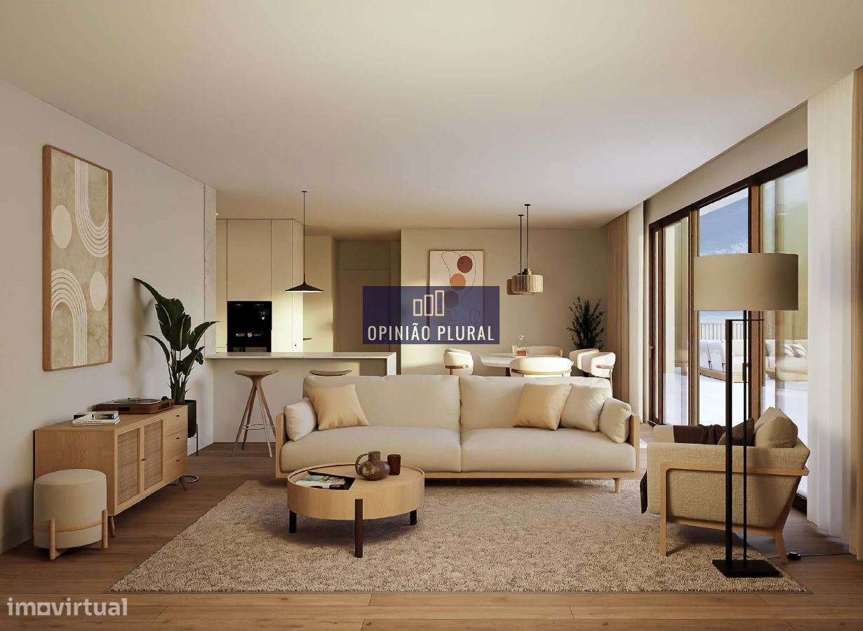 T1 Novo de Luxo com Varanda e Garagem | Haven Terrazza  Valbom - Grande imagem: 4/12