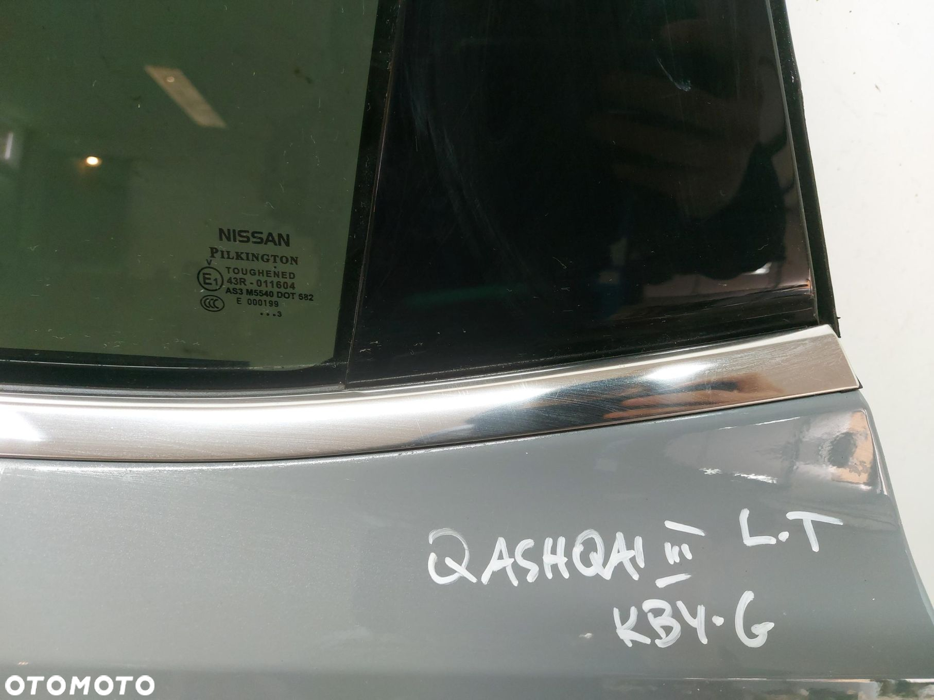 Nissan Qashqai III J12 drzwi lewe tył tylne kolor kby-g - 2