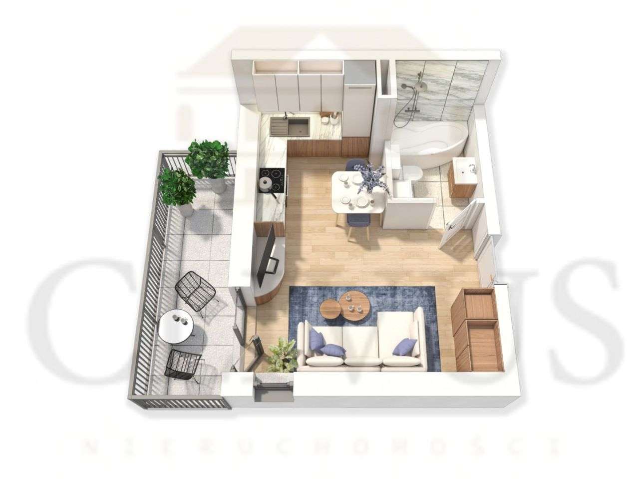 ❤️ Promocja ! Ostatania Kawalerka z widokiem ! - Pełny obrazek: 2/14