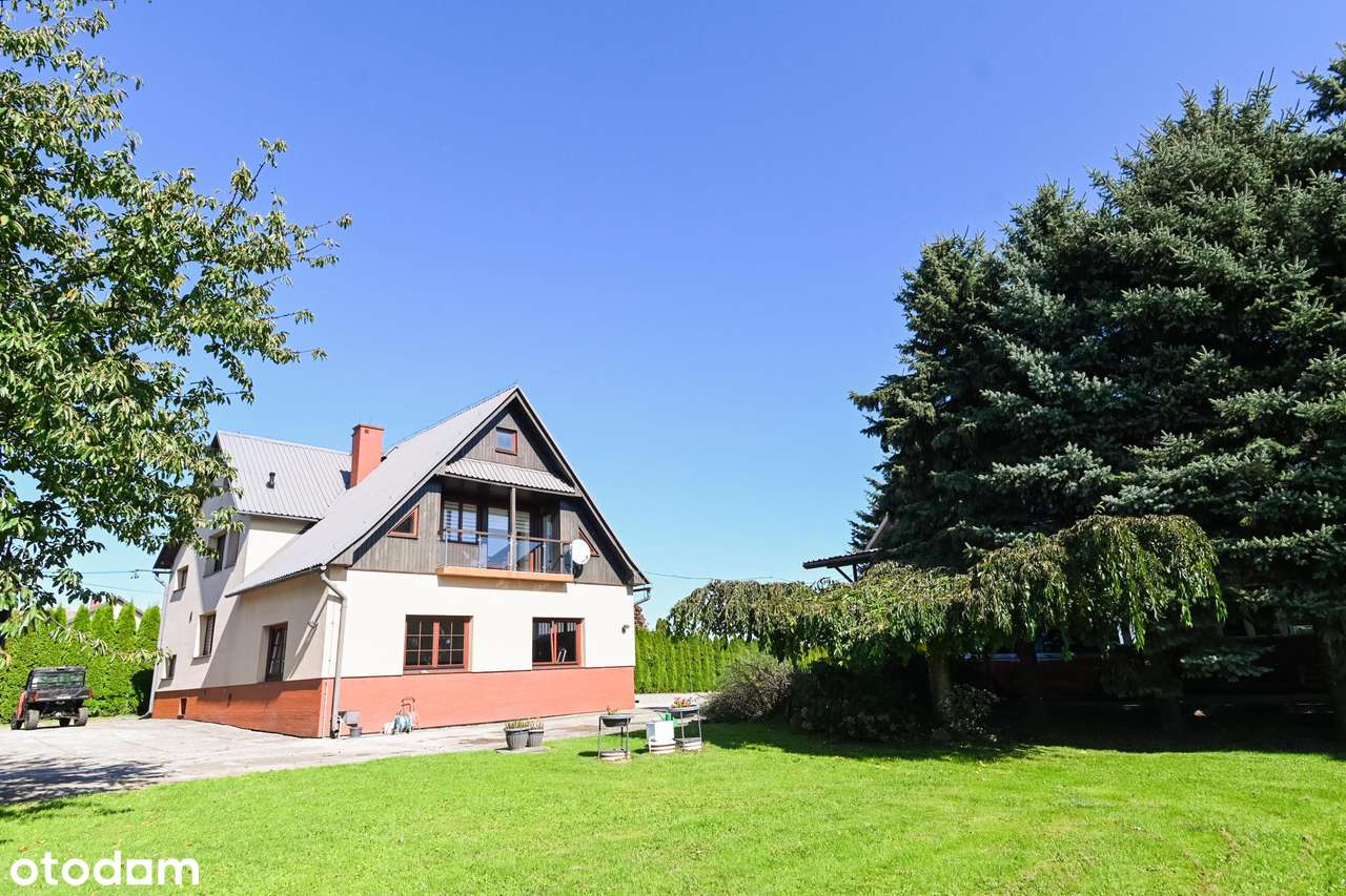 Nieruchomość z potencjałem inwestycyjnym - dom, hale, 1,42 ha ziemi - Pełny obrazek: 1/19