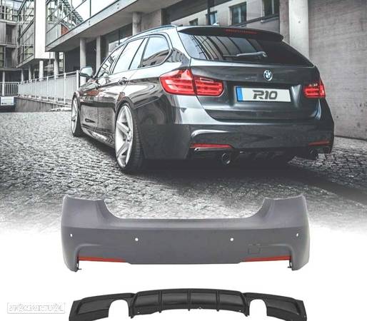 PARA-CHOQUES TRASEIRO PARA BMW F31 11-18 LOOK M PERFORMANCE PDC - 1