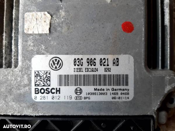 Calculator motor ECU  2.0 TDI / BMP  Volkswagen Passat B6 cod 03G906021AB - 2
