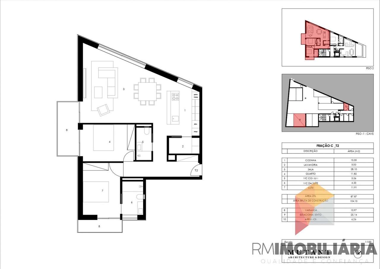 Apartamentos T2 NOVOS em São Cosme, Gondomar-26