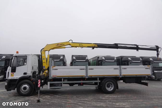 Iveco EUROCARGO 160E22 / 4X2 / SKRZYNIOWY - 7,5 M + HDS HYVA 911 / PILOT / ROTATOR / EURO 5 / 2012 ROK - 3