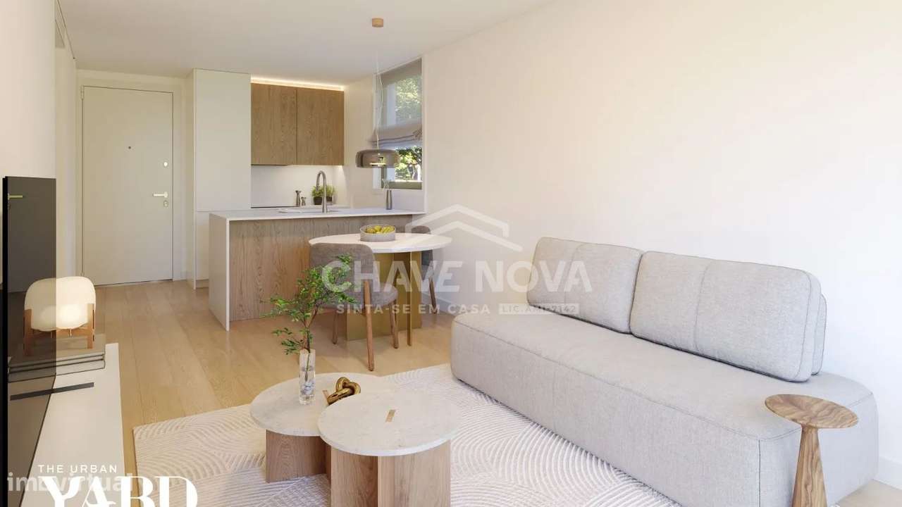 T0 Novo com varanda e garagem Urban Yard junto ao Arrábida Shopping - Grande imagem: 5/9