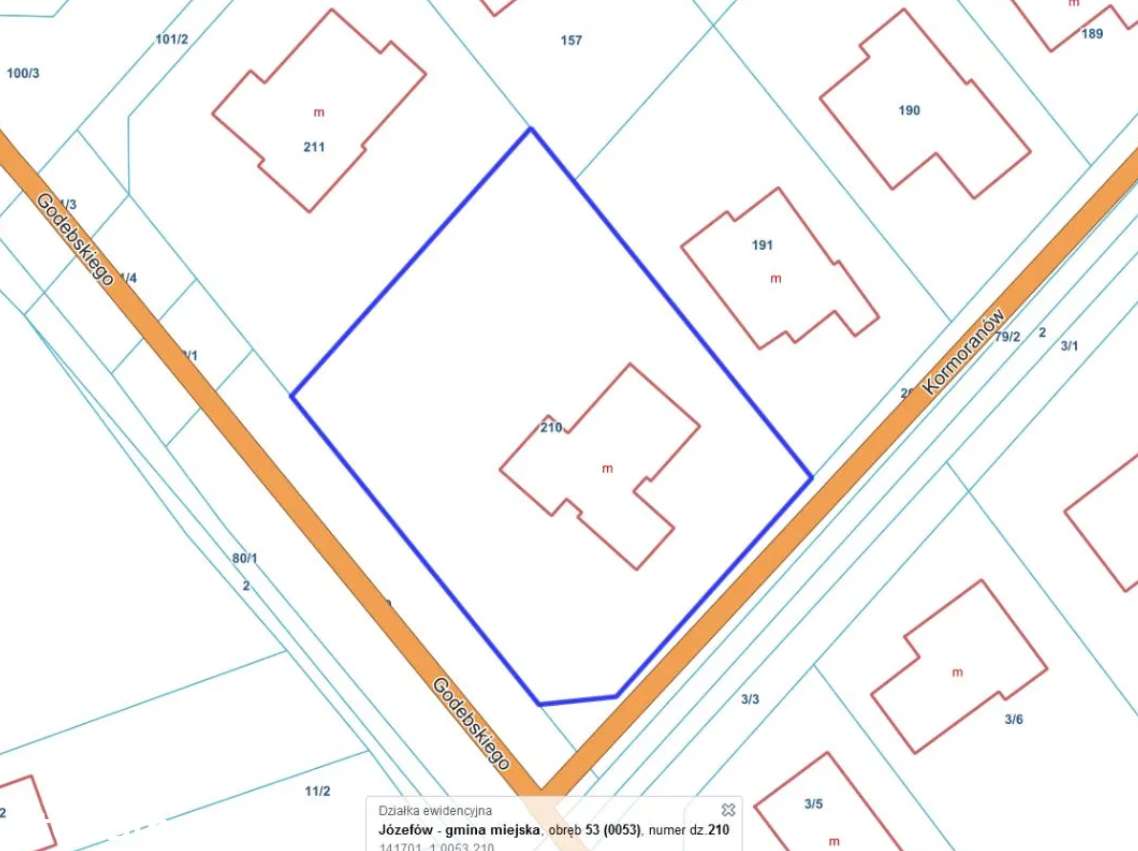 Dom jednorodzinny z garażem- LICYTACJA UDZIAŁ 1/2-3