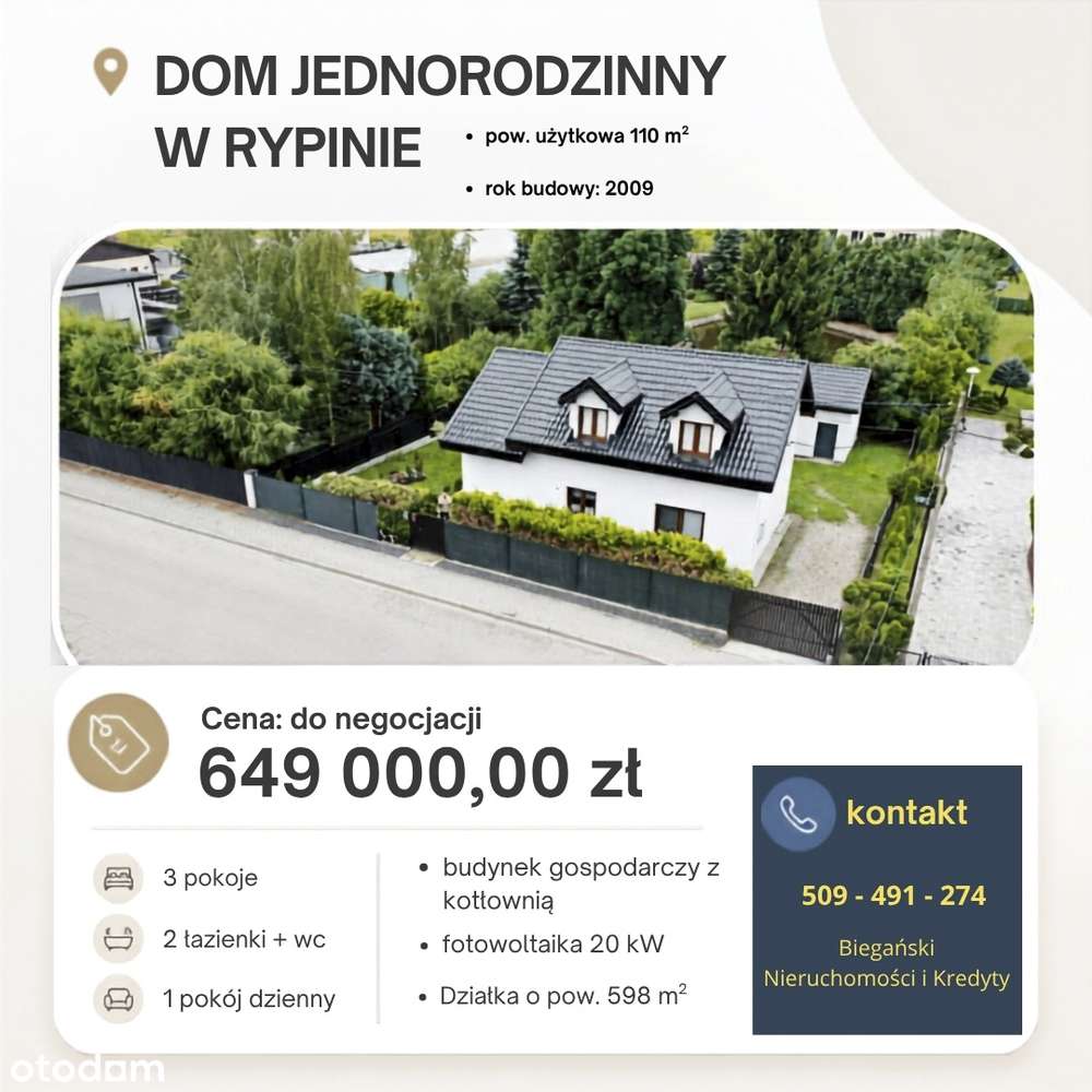 Funkcjonalny, niedrogi dom jednorodzinny