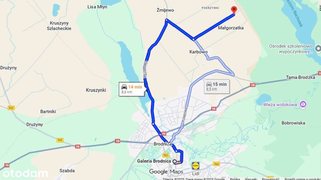 Małgorzatka. Piękna działka w pobliżu Jeziora Bachotek-18