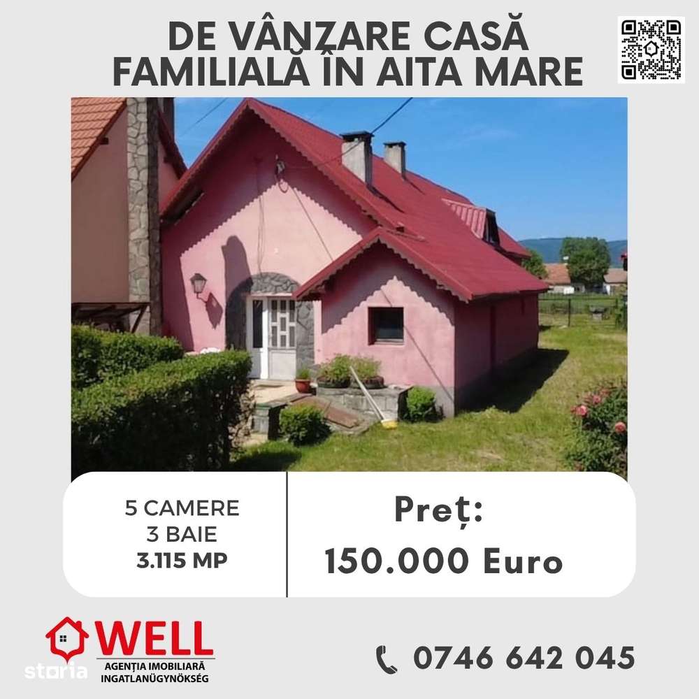 De vânzare casă familială în loc.Aita Mare - Imagine principală: 1/20