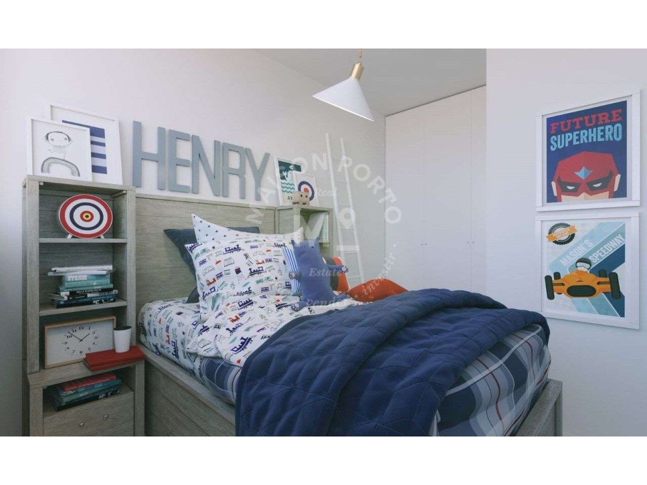 Apartamento T0 no 3ºPiso, no Bloco A