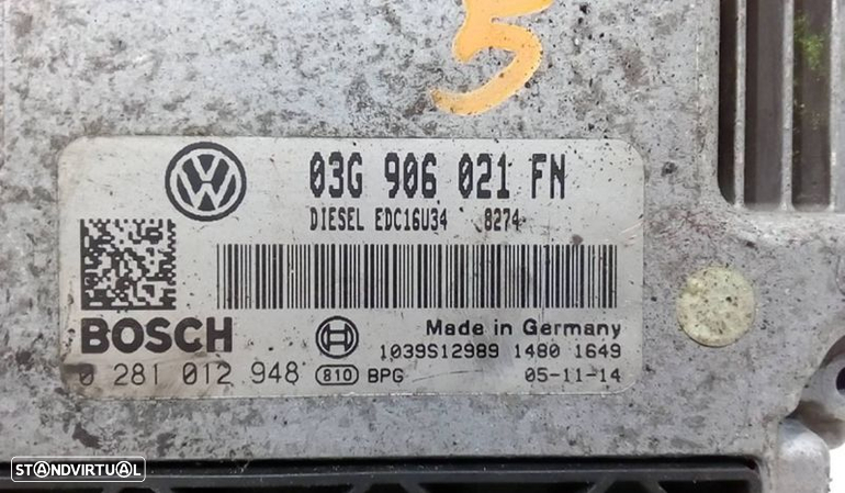 Centralina Do Motor Volkswagen Golf V Variant (1K5) - 2