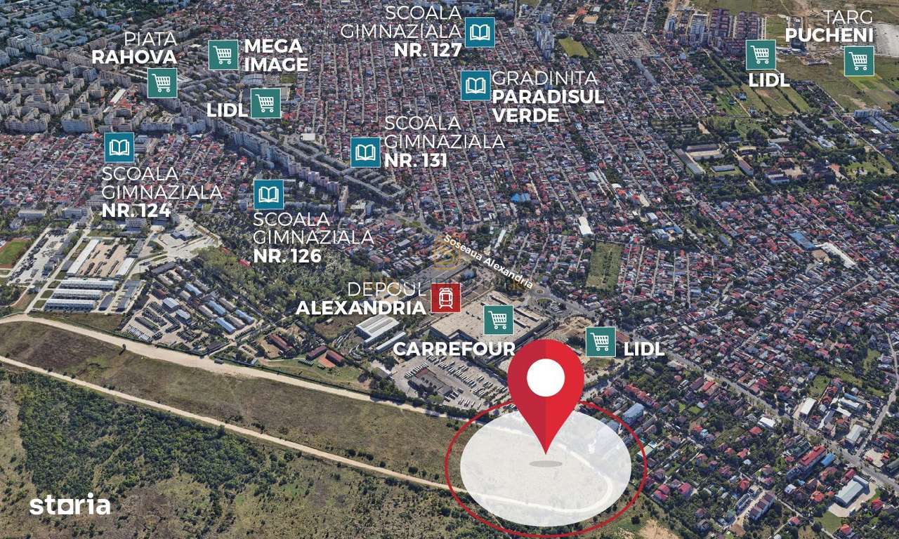 Teren cu autorizatie de constructie, 6226mp, Sos.Alexandriei, Sector 5-2