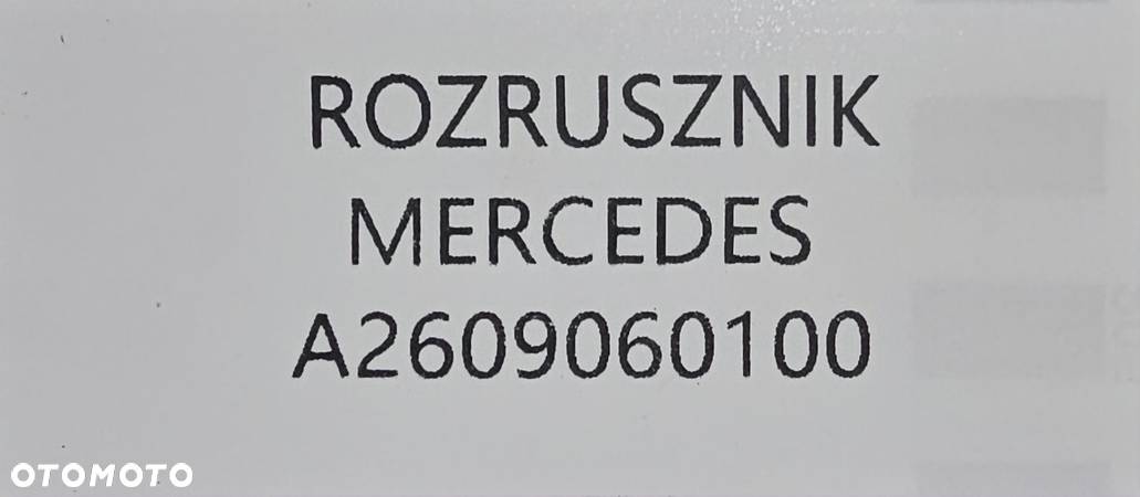 ORG ROZRUSZNIK MERCEDES A /B / CLA / GLB / GLA / SPRINTER - A2609060100 - 5