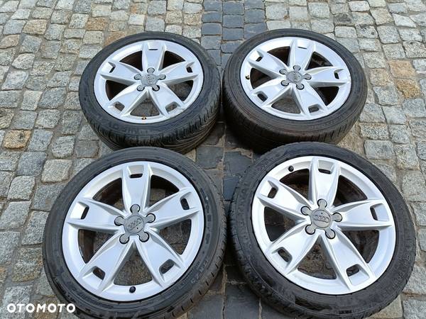 Felgi aluminiowe 17 Audi A3 5x112 ET56 Seat Leon Skoda Octavia VW Golf Passat 8P0601025BL - 1