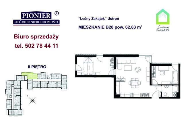 B28- apartament u podnórza Lipowskiego Gronia