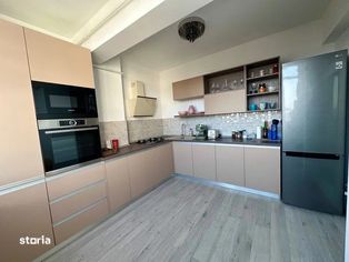 APARTAMENT 3 CAMERE, BLOC NOU, MOBILAT SI UTILAT, ETAJ INTERMEDIAR