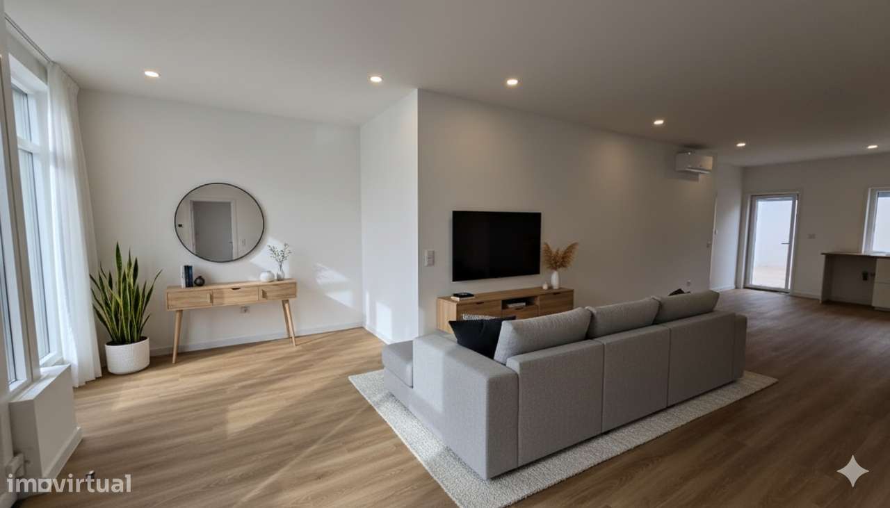 T2, novo, 2 casas de banho, terraço e garagem - São Mamede de Infesta. - Grande imagem: 5/20